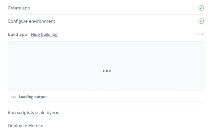 Nightscout - Heroku Deploy App progress