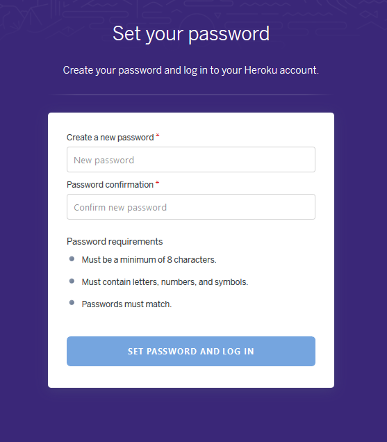 Nightscout - Set Heroku password