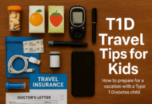 How to Prepare for a Vacation with a T1D Child: A Real-Life Packing List & Tips preparing travel with t1d kids